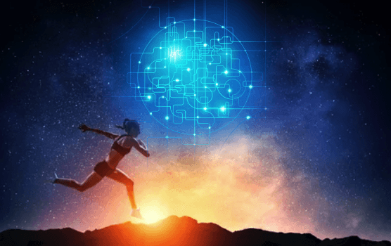 runner with mind body connection